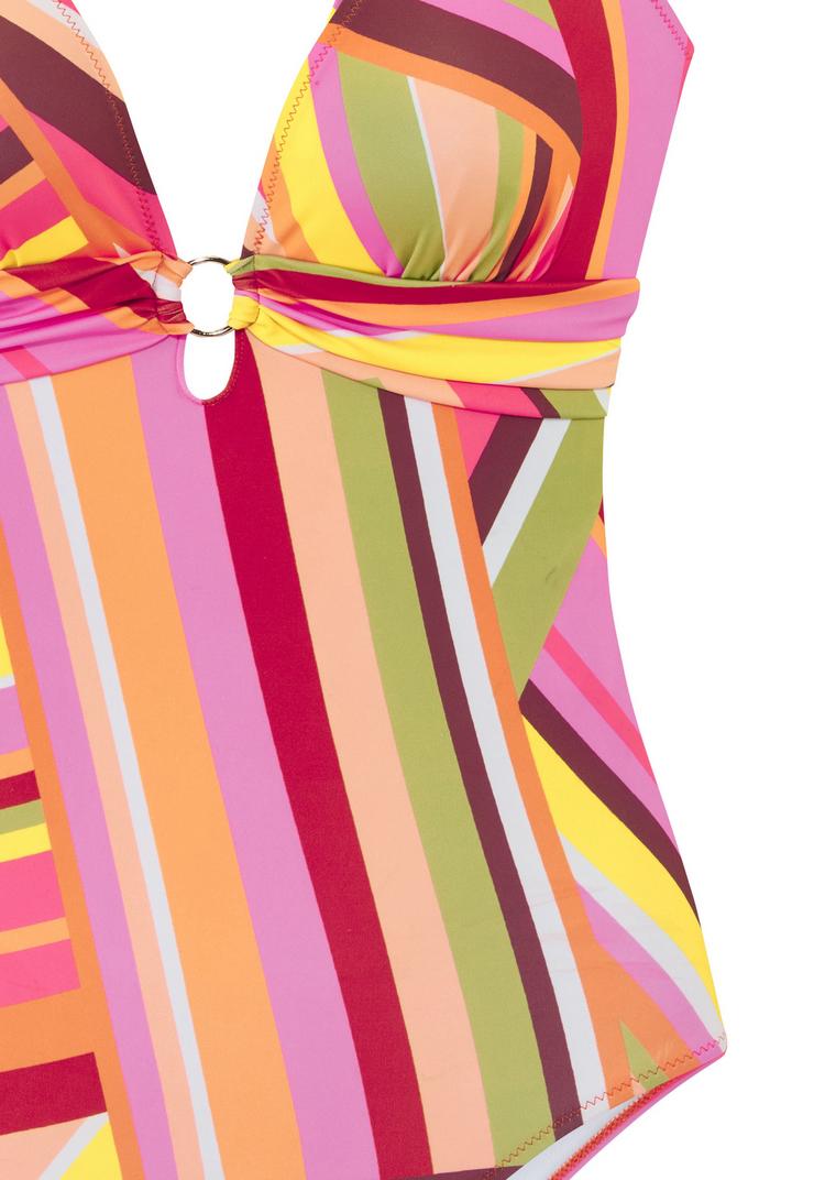 BRUNO BANANI BRUNO BANANI Badeanzug Badeanzug Damen - orange bedruckt - 0 | SportScheck