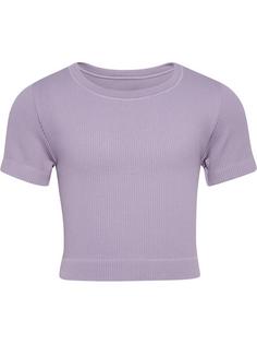 hummel hmlJR SEAMLESS RIB T-SHIRT S/S T-Shirt Kinder LAVENDER GRAY