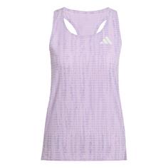 adidas Adizero Running Singlet T-Shirt Damen Powder Plum / Magic Lilac