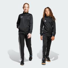Rückansicht von adidas Tiro 25 Essentials Kids Trainingsanzug Trainingsanzug Kinder Black / White