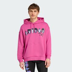 Rückansicht von adidas adidas x Jeremy Scott Hoodie Hoodie Herren Semi Lucid Fuchsia