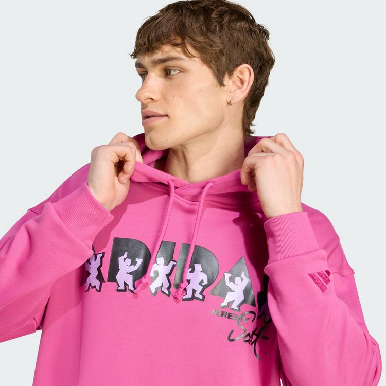 adidas adidas adidas x Jeremy Scott Hoodie Hoodie Herren - Semi Lucid Fuchsia - 0 | SportScheck