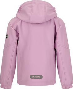 Rückansicht von ZigZag Troy Softshelljacke Kinder 4237 Lupine