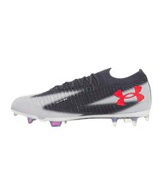 Rückansicht von Under Armour Shadow Elite 3 FG Fußballschuhe grau