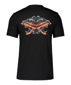 Rückansicht von Nike Hypervenom Swoosh T-Shirt Funktionsshirt Herren schwarz