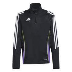 adidas Tiro 24 Kids Trainingsoberteil Sweatjacke Kinder Black / Purple Rush