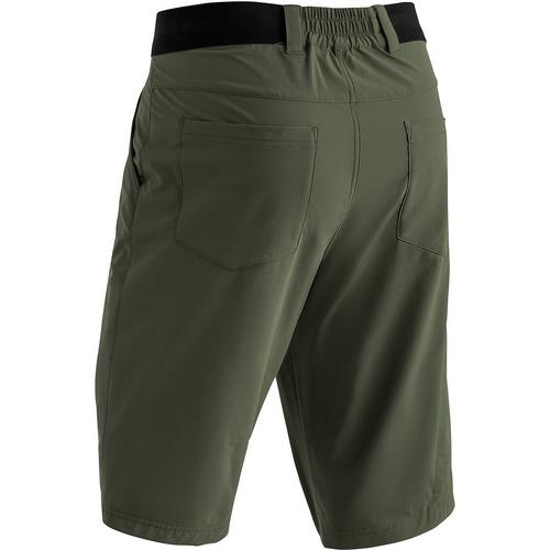 Rückansicht von Maier Sports Norit Short Funktionsshorts Herren Grün2050