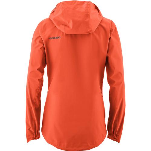 Rückansicht von Gonso Sura Plus Regenjacke Damen Rot4592