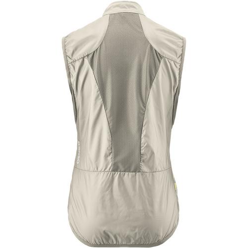 Rückansicht von Gonso Pezzolina Outdoorweste Damen Grau0617