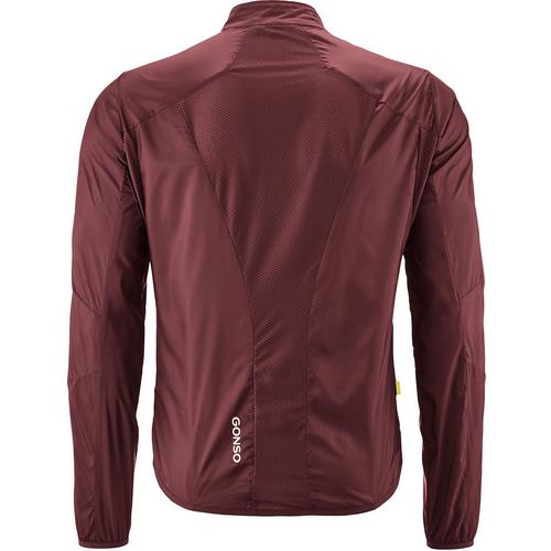 Rückansicht von Gonso Campello Fahrradjacke Herren Bordeaux431
