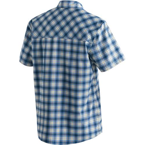 Rückansicht von Maier Sports Kasen Outdoorhemd Herren Blau3040