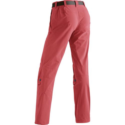 Rückansicht von Maier Sports Lulaka Trekkinghose Damen Rot4541