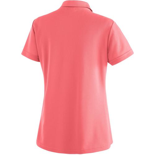 Rückansicht von Maier Sports Ulrike Poloshirt Damen Rose404