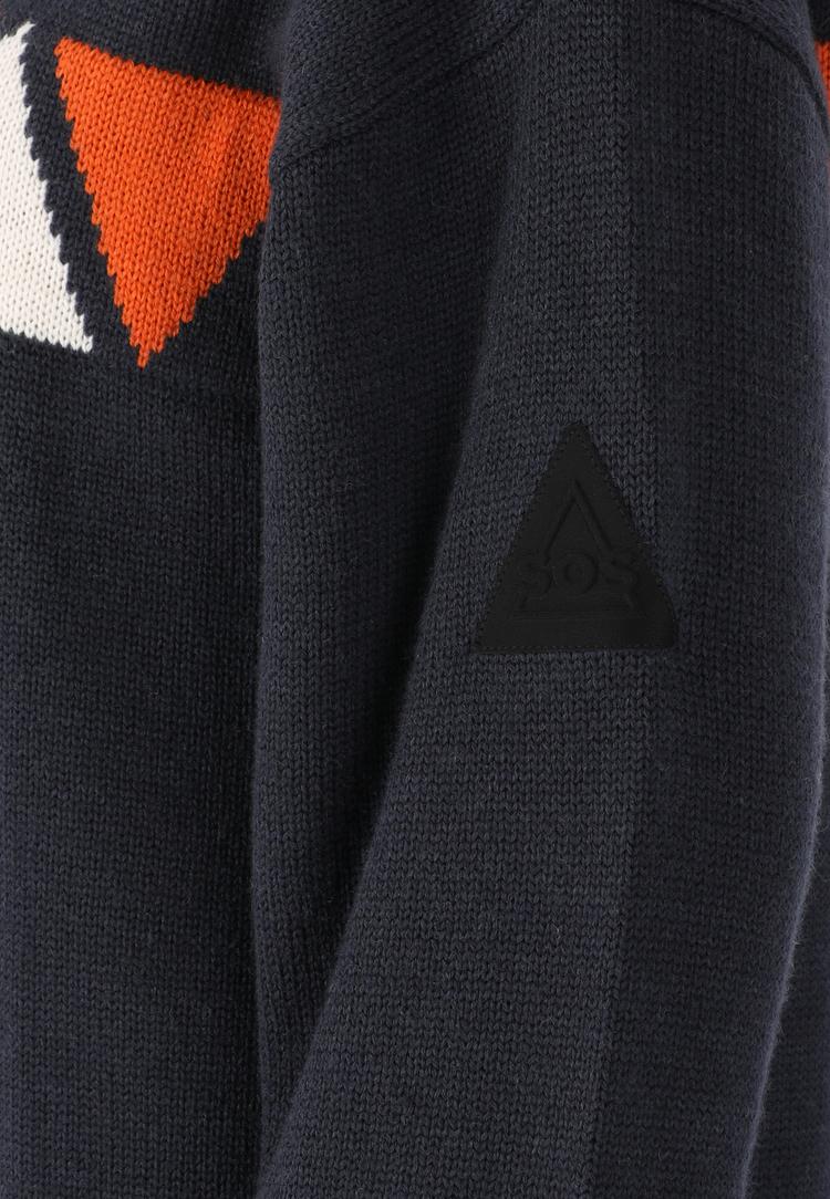 SOS SOS Aboda Strickpullover Herren - 2001 Dark Navy - 0 | SportScheck