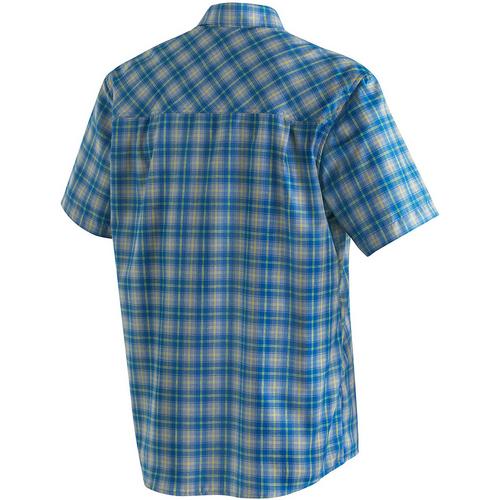Rückansicht von Maier Sports MAURO Outdoorhemd Herren Blau301