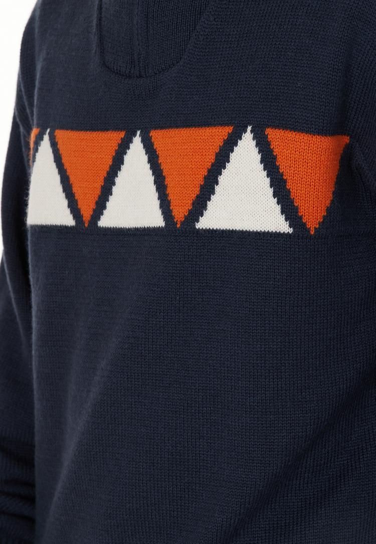 SOS SOS Aboda Strickpullover Herren - 2001 Dark Navy - 2 | SportScheck