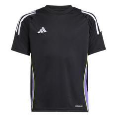adidas Tiro 24 Kids Trikot T-Shirt Kinder Black / Purple Rush