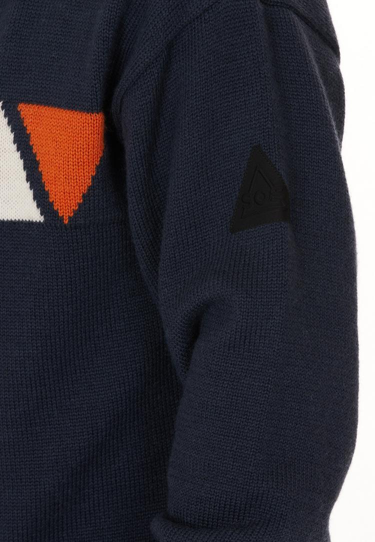 SOS SOS Aboda Strickpullover Herren - 2001 Dark Navy - 3 | SportScheck