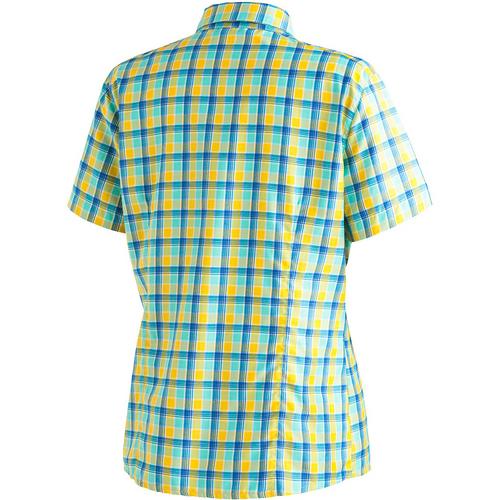 Rückansicht von Maier Sports PHILINA Funktionsbluse Damen Blau3017