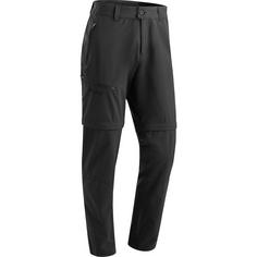Maier Sports Tajo Zip Loop Trekkinghose Herren Schwarz01100
