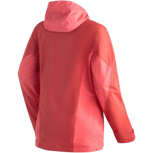 Rückansicht von Maier Sports Brocken W Softshelljacke Damen Rose402