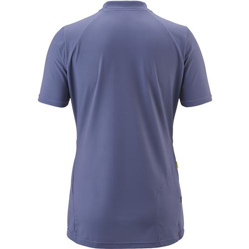 Rückansicht von Gonso Adventure Jersey Halfzip Fahrradtrikot Damen Lila466