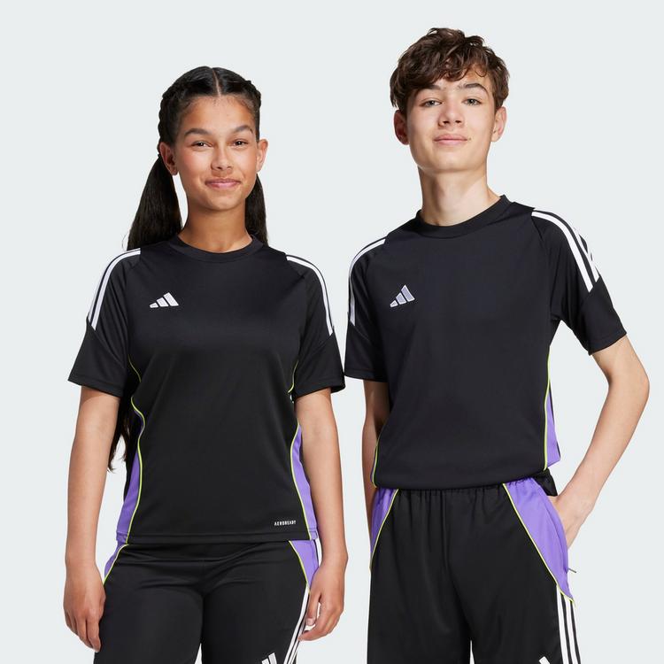 adidas adidas Tiro 24 Kids Trikot T-Shirt Kinder - Black / Purple Rush - 1 | SportScheck