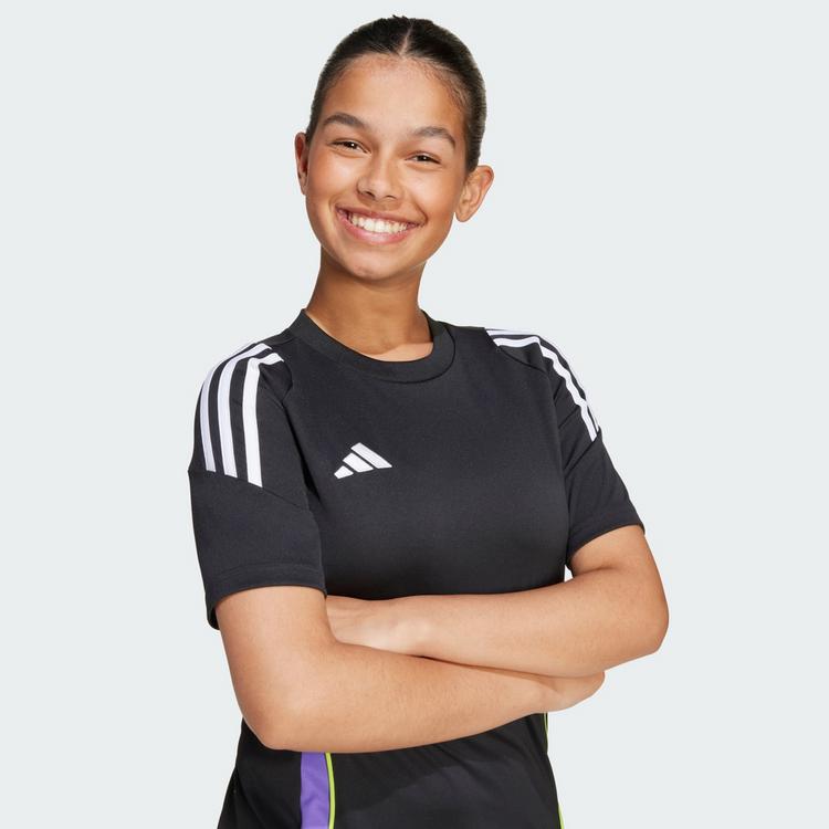 adidas adidas Tiro 24 Kids Trikot T-Shirt Kinder - Black / Purple Rush - 2 | SportScheck