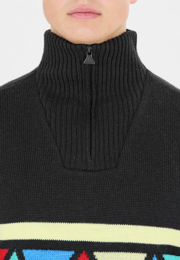 SOS SOS The Windbreaker Strickpullover - 2148 Blue Graphite - 0 | SportScheck