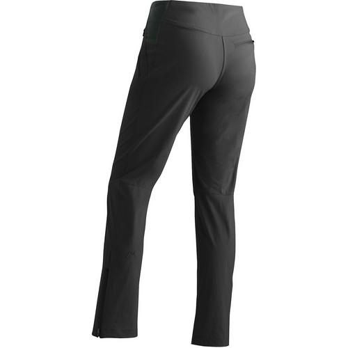 Rückansicht von Maier Sports Inara slim Vario Trekkinghose Damen Schwarz01100