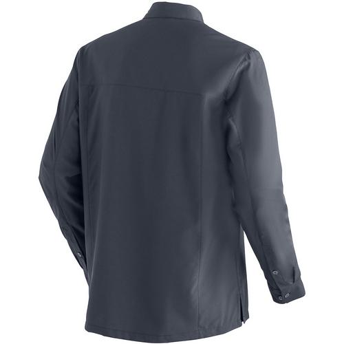 Rückansicht von Maier Sports Magos L/S M Outdoorhemd Herren Dunkelgrau035