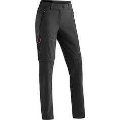 Maier Sports Nata Zip Loop Trekkinghose Damen Schwarz01100