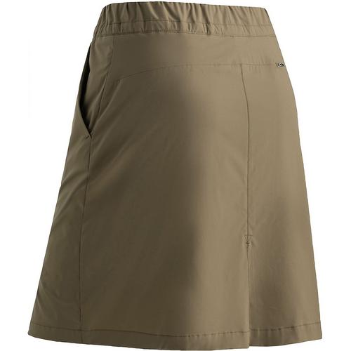 Rückansicht von Maier Sports Fortunit Shortin W Outdoorrock Damen Braun5954