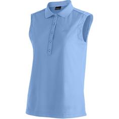 Maier Sports Ulrike Sleeveless Poloshirt Damen Blau3013