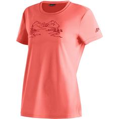 Maier Sports Wilma Print T-Shirt Damen Rose404
