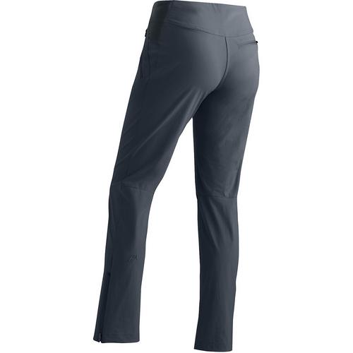 Rückansicht von Maier Sports Inara slim Vario Trekkinghose Damen Dunkelgrau035