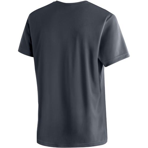 Rückansicht von Maier Sports Dieter Print T-Shirt Herren Dunkelgrau035