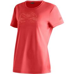 Maier Sports Wilma Print T-Shirt Damen Rot4541