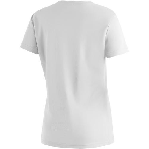 Rückansicht von Maier Sports Wilma Print T-Shirt Damen Weiß