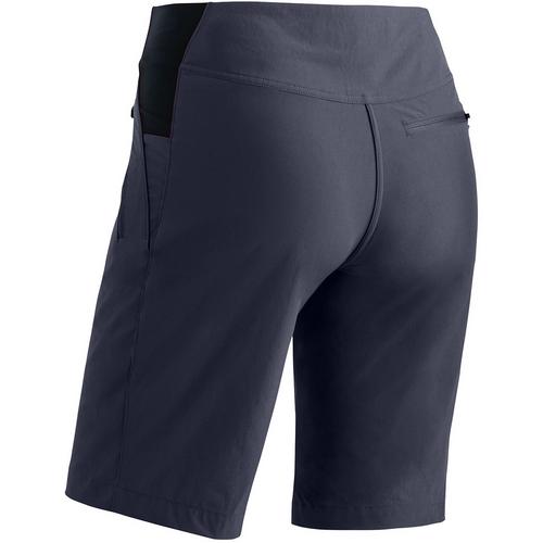 Rückansicht von Maier Sports Inara Short Vario Funktionsshorts Damen Marine3272