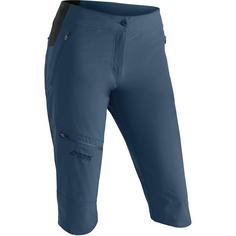 Maier Sports Inara slim Capri Vario Funktionsshorts Damen Blau301