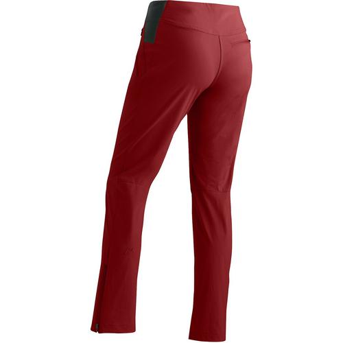 Rückansicht von Maier Sports Inara slim Vario Trekkinghose Damen Rot4541