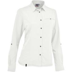 Maul Sport Hochalm 4XT-SP 1/1 Krempelarm Funktionsbluse Damen Weiß9515