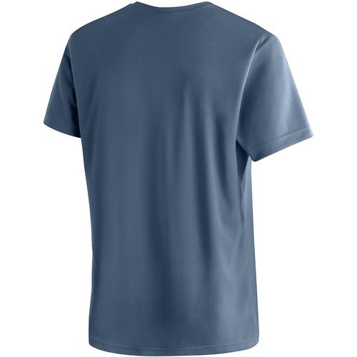 Rückansicht von Maier Sports Dieter Print T-Shirt Herren Blau301