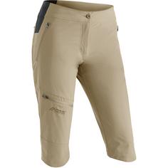 Maier Sports Inara slim Capri Vario Funktionsshorts Damen Hellbraun
