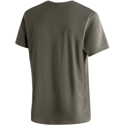 Rückansicht von Maier Sports Dieter Print T-Shirt Herren Hellbraun821