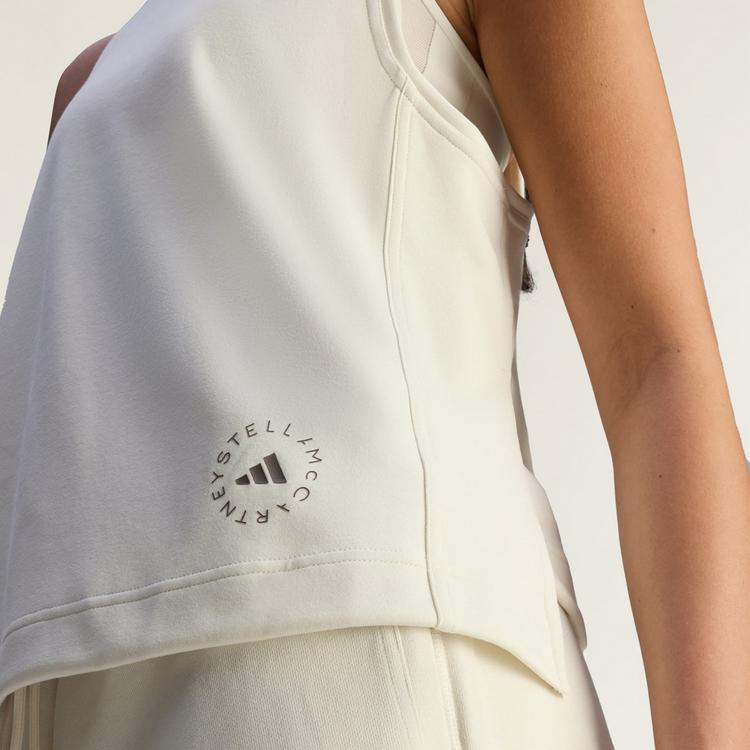 adidas adidas adidas by Stella McCartney Logo Tanktop Tanktop Damen - Almond Milk-Smc - 1 | SportScheck