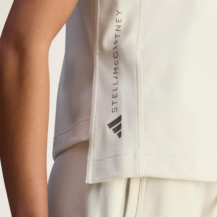 adidas adidas adidas by Stella McCartney Logo Tanktop Tanktop Damen - Almond Milk-Smc - 2 | SportScheck