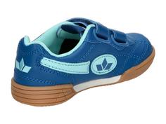 Rückansicht von LICO Hallenschuh Hallenschuhe Kinder petrol/türkis