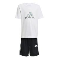 adidas Train Essentials Camo Print Set Kinder Trainingsanzug Kinder - White